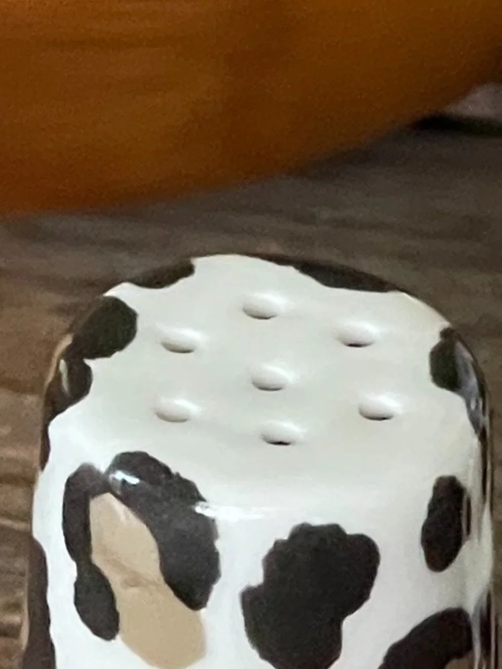Anthropologie Chintzware Leopard Salt Pepper Shakers Set-NEW